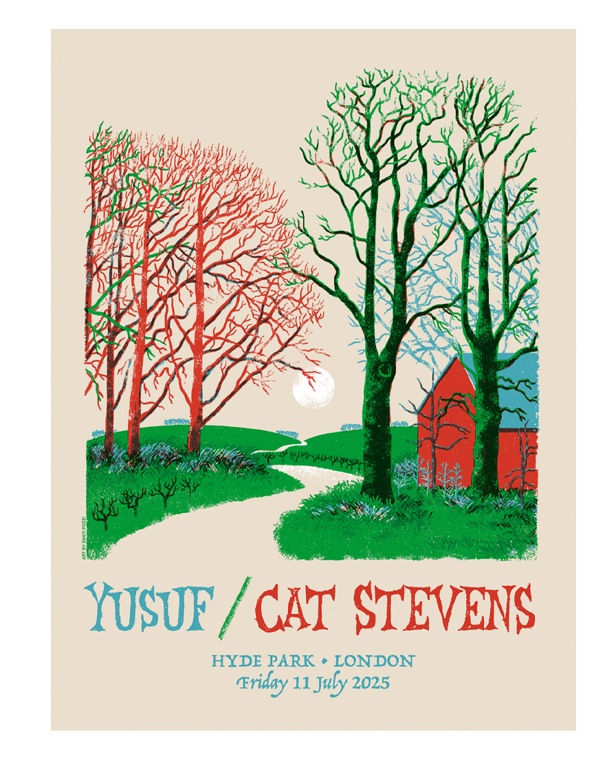 Yusuf/Cat Stevens Hyde Park Event Print
